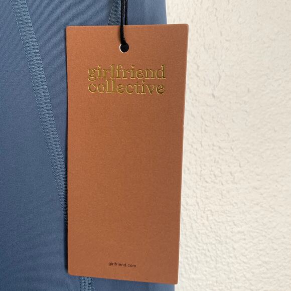 NWT Girlfriend Collective High Waist Capri Leggings in Monarch Blue - Picture 11 of 11